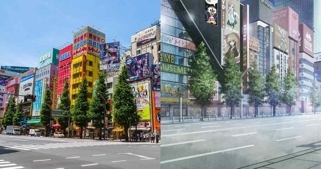Das reale Stadtviertel Akihabara in Tokio spielt im Anime "Steins;Gate" eine große Rolle.