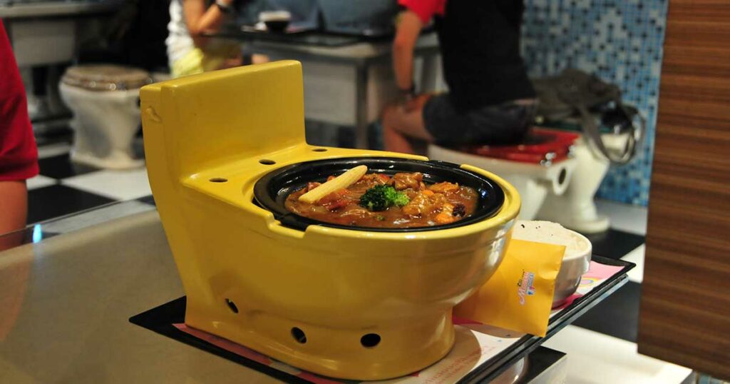 Poop-Cafés bzw. Toilet-Restaurants liegen voll im Trend! Aber nicht nur in Korea kann man das beobachten. Auch in Japan, auf Taiwan und in Hongkong gibt es immer mehr.