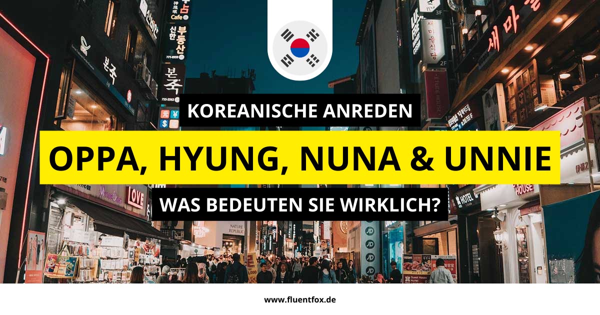 Was Bedeutet Oppa